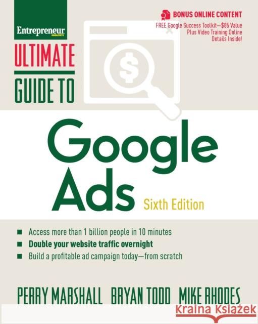 Ultimate Guide to Google Ads  9781599186733 Entrepreneur Press