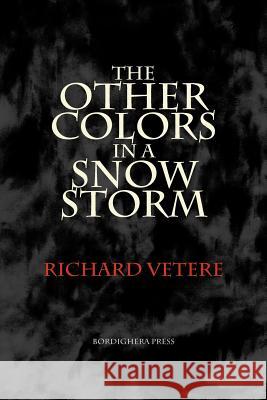 The Other Colors in a Snow Storm Richard Vetere 9781599540399 Bordighera Press