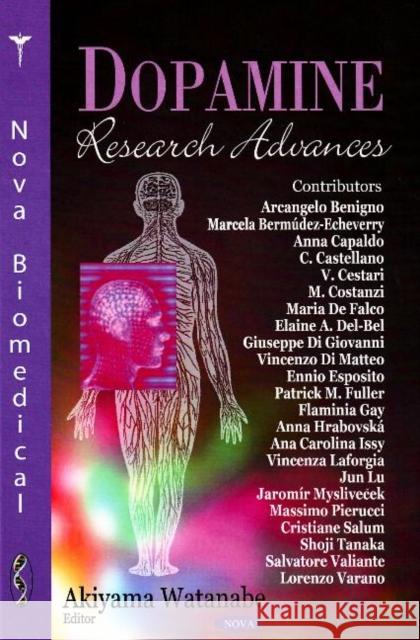 Dopamine Research Advances Akiyama Watanabe 9781600218200 Nova Science Publishers Inc