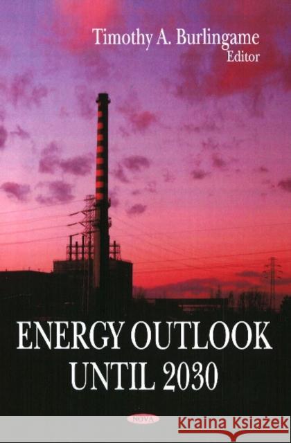 Energy Outlook Until 2030 Timothy A Burlingame 9781600219573 Nova Science Publishers Inc