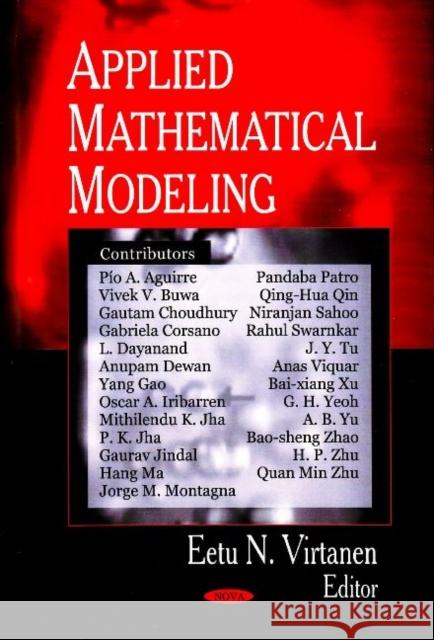 Applied Mathematical Modeling Eetu V Virtanen 9781600219757 Nova Science Publishers Inc