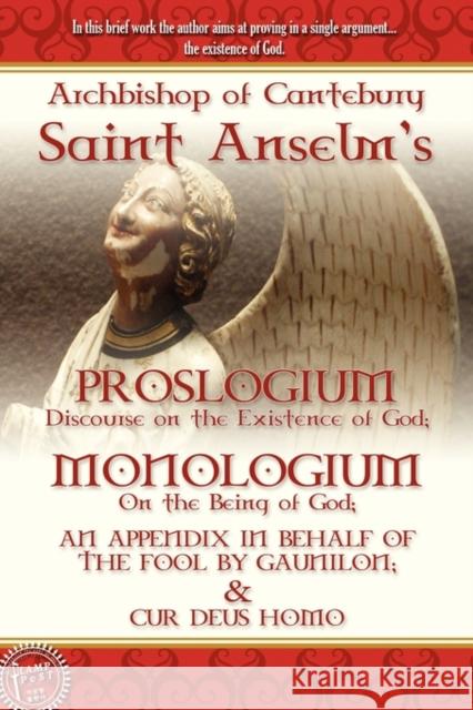 Proslogium Anselm Sain Sidney Norton 9781600391118 Lamp Post Inc.