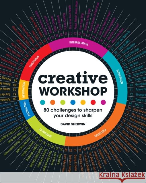 Creative Workshop: 80 Challenges to Sharpen Your Design Skills David Sherwin 9781600617973 North Light Books