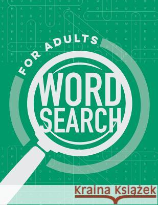 Word Search For Adults R. Jane 9781600871559