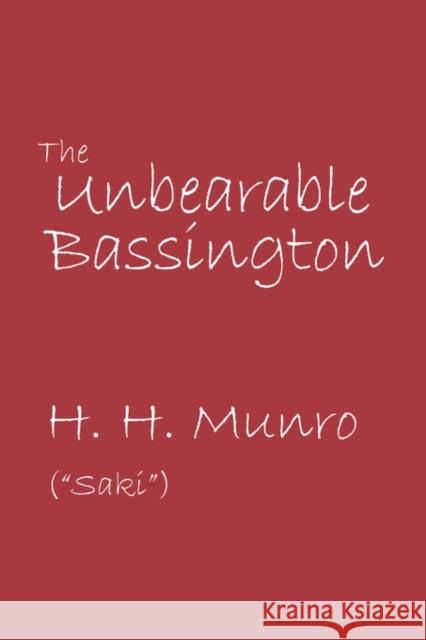 The Unbearable Bassington H. H. (