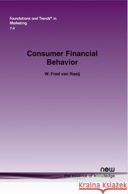 Consumer Financial Behavior W. Fred Va 9781601988645 Now Publishers