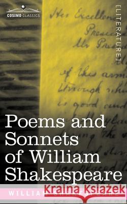 Poems and Sonnets of William Shakespeare William Shakespeare 9781602067790 BERTRAMS
