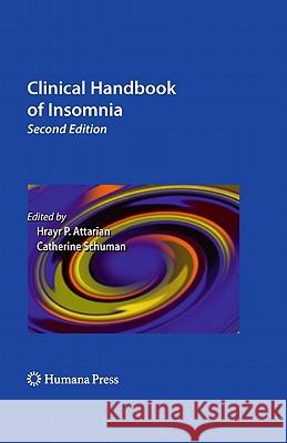 Clinical Handbook of Insomnia  9781603270335 Humana Press
