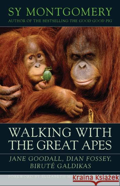 Walking with the Great Apes: Jane Goodall, Dian Fossey, Birute Galdikas Sy Montgomery 9781603580625