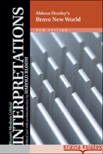 Brave New World Harold Bloom 9781604135794 Chelsea House Publications