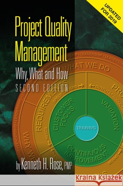 Project Quality Management, Second Edition: Why, What and How Kenneth H. Rose 9781604271027 J. Ross Publishing