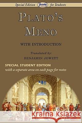 Meno (Special Edition for Students) Plato 9781604507812