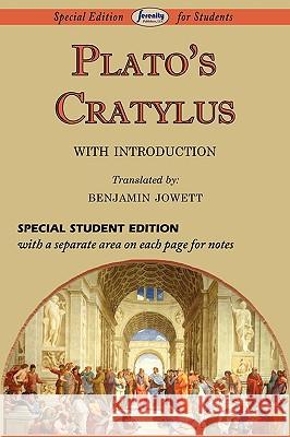 Cratylus (Special Edition for Students) Plato 9781604508130