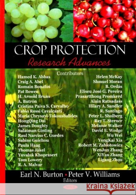 Crop Protection Research Advances Earl N Burton, Peter V Williams 9781604560404 Nova Science Publishers Inc