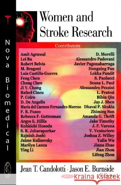 Women & Strokes Research Jean T Candolotti, Jason E Burnside 9781604563740