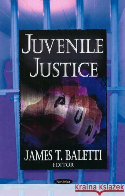 Juvenile Justice  9781604565911 NOVA SCIENCE PUBLISHERS INC