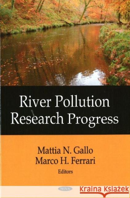 River Pollution Research Progress Mattia N Gallo, Marco H Ferrari 9781604566437