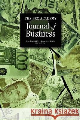 The BRC Academy Journal of Business Business Research Consortium of Wny 9781604976885 Cambria Press