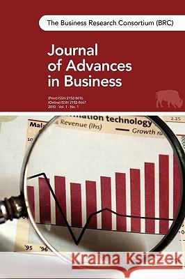 The BRC Journal of Advances in Business: Vol. 1, No. 1 Business Research Consortium of Wny 9781604976922 Cambria Press