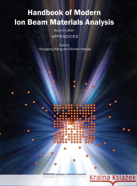 Handbook of Modern Ion Beam Materials Analysis Y. Wang M. Nastasi 9781605112169 Cambridge University Press