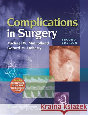 Complications in Surgery Michael Mulholland 9781605475301 0
