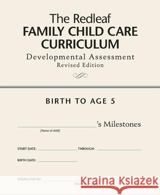 The Redleaf Family Child Care Curriculum Developmental Assessment [10-Pack] Press, Redleaf 9781605544168 Redleaf Press