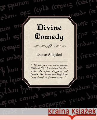 Divine Comedy MR Dante Alighieri 9781605971988 Book Jungle
