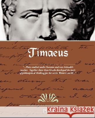 Timaeus Plato 9781605975214