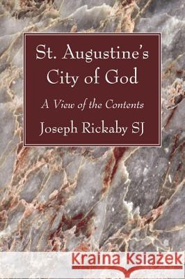 St. Augustine's City of God Rickaby, Joseph Sj 9781606083833