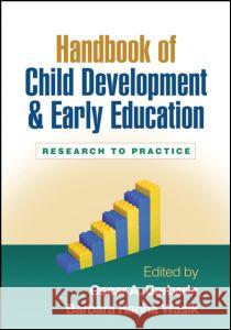 Handbook of Child Development and Early Education: Research to Practice Barbarin, Oscar A. 9781606233023 Guilford Publications