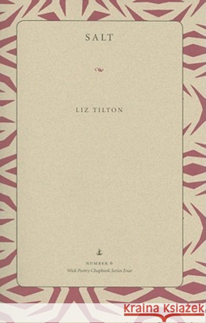 Salt Liz Tilton 9781606350140