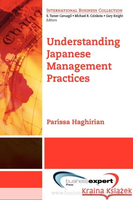 Understanding Japanese Management Practices  Haghirian 9781606491188 0