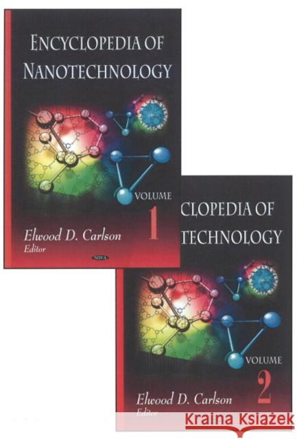 Encyclopedia of Nanotechnology: 2-Volume Set Elwood D Carlson 9781606920794 Nova Science Publishers Inc