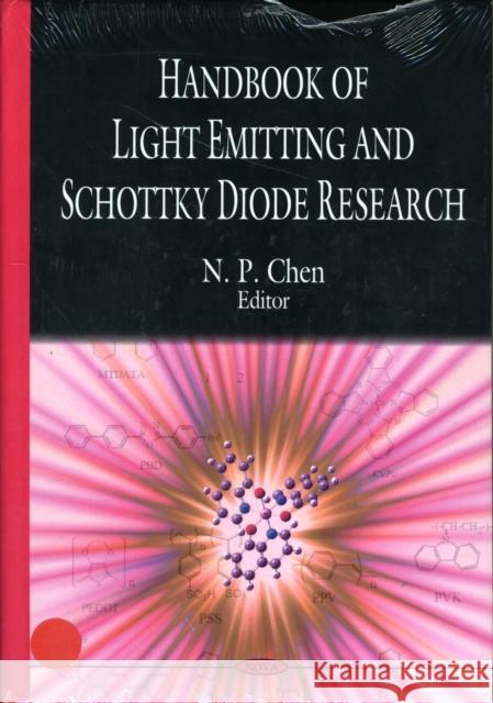 Handbook of Light Emitting & Schottky Diode Research N P Chen 9781606924624 Nova Science Publishers Inc
