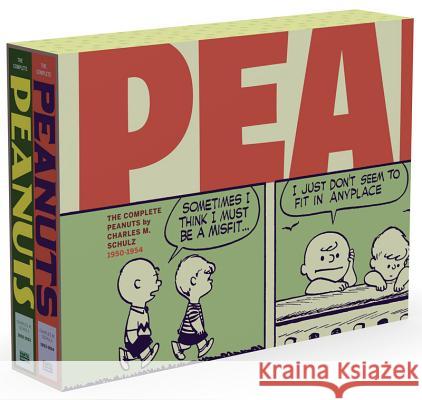 The Complete Peanuts 1950-1954: Vols. 1 & 2 Gift Box Set - Paperback Schulz, Charles M. 9781606997932 Fantagraphics Books