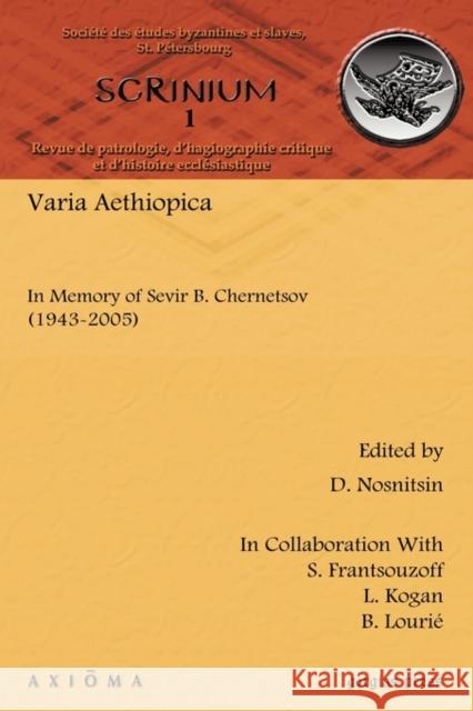 Varia Aethiopica Nosnitsin, D. 9781607240815 Gorgias Press