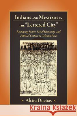 Indians and Mestizos in the 