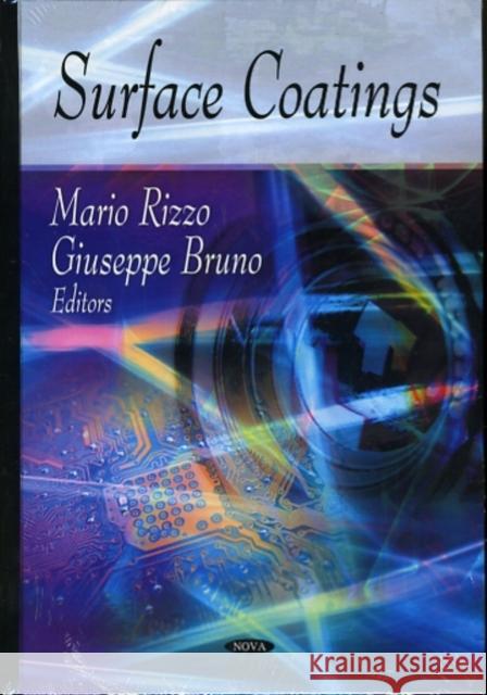 Surface Coatings Mario Rizzo, Giuseppe Bruno 9781607411932