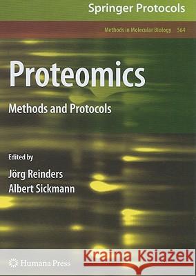 Proteomics: Methods and Protocols Reinders, Jörg 9781607611561 Humana Press