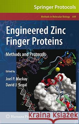 Engineered Zinc Finger Proteins: Methods and Protocols MacKay, Joel P. 9781607617525 Not Avail