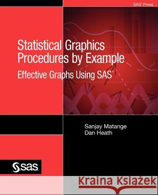 Statistical Graphics Procedures by Example: Effective Graphs Using SAS Matange, Sanjay 9781607647621 SAS Publishing