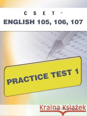 Cset English 105, 106 Practice Test 1  9781607871613 Xamonline.com