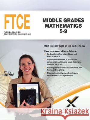 FTCE Middle Grades Mathematics 5-9 Sharon Wynne 9781607873853