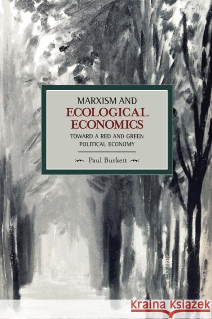 Marxism and Ecological Economics: Toward a Red and Green Political Economy Burkett, Paul 9781608460250 Haymarket Books