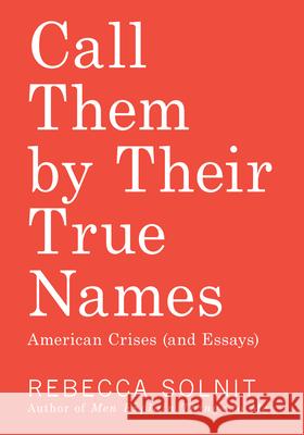 Call Them by Their True Names: American Crises (and Essays)  9781608463299 Haymarket Books