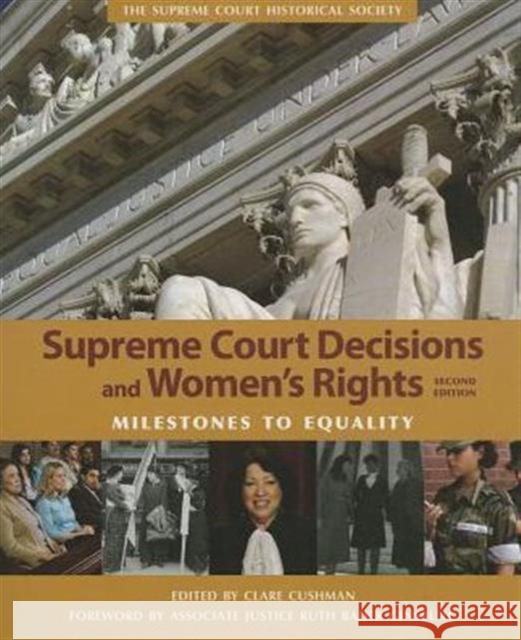 Supreme Court Decisions and Women′s Rights Cushman, Clare 9781608714070