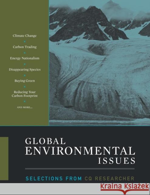 Global Environmental Issues: Selections from CQ Researcher Cq Researcher 9781608714131