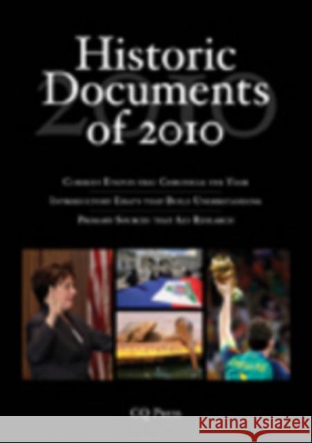Historic Documents of 2010 CQ Press 9781608717248 CQ Press