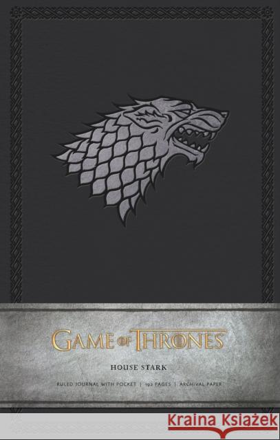 Game of Thrones: House Stark Hardcover Ruled Journal Insight Editions 9781608873685