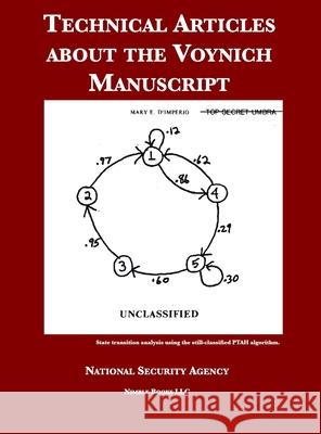 Technical Articles about the Voynich Manuscript National Security Agency 9781608881741